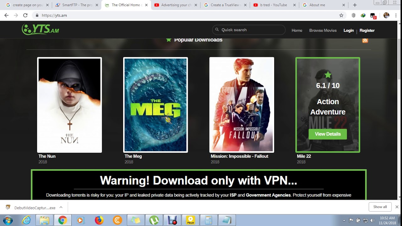 How To Download Movies Using Utorrent - YouTube