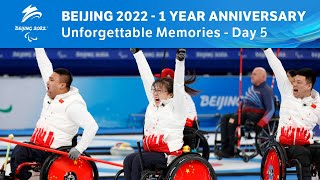 Beijing 2022 - 1 Year Anniversary: Unforgettable Memories of Day 5 | Paralympic Games