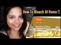 How To Bleach Your Face At Home : VLCC Insta Glow Gold Bleach | Instant Facial Bleach at Home