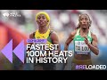 Shelly-Ann dominates with fastest 100m heat ever 🇯🇲🔥 | Women's 100m heats Doha 2019