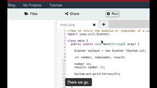 Java: How to find the modulus (remainder)