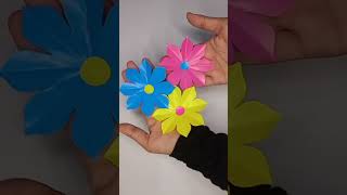 Easy paper flowers | paper flower making | paper crafts #shorts #youtubeshorts #short #viral #fypシ