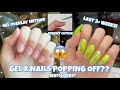 TRYING THE GEL X OVERLAY METHOD USING BUILDER GEL | HACKS TO MAKE YOUR FULL COVER TIPS LAST 3+ WEEKS