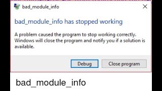  - how to fix bad module info fortnite