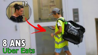 Faire UBER EATS quand on a 8 ans ! [Expérience Sociale]