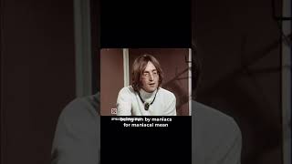 John Lennon speaks on who may be running our society