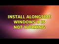 Ubuntu: Install alongside Windows 8 is not working