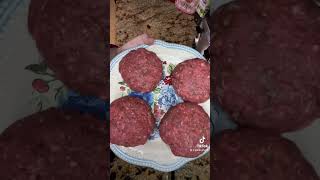 Burger night for a family of 5! #burgers #cookwithme #fyp #vlog #family #cooking