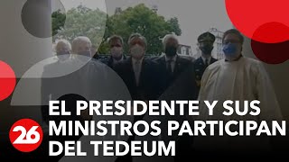 El Presidente y sus Ministros participan del Tedeum