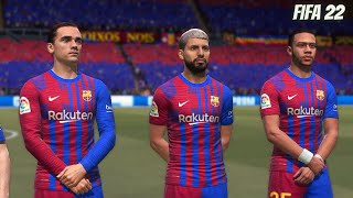 Barcelona vs Getafe feat- Messi, Depay, Aguero | Laliga FIFA 22 Gameplay