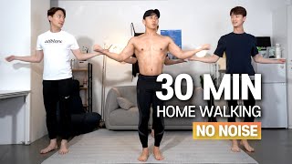 e.8  층간소음 없이 30분 전신 걷기홈트 (땀범벅💦!)ㅣ30min Full-Body Home Walking (SWEAT💦!) // No Noise & Low Impact