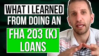 What I learned from doing an FHA 203(k) Construction Loan | Rick B Albert