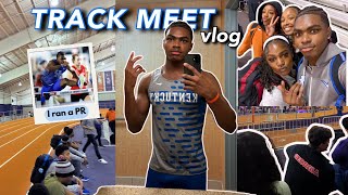 COLLEGE TRACK MEET VLOG | Travel, Grwm, Race Recap | King Ant