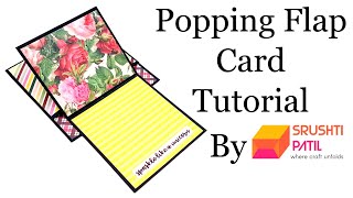 Popping Flap Card Tutorial By Srushti Patil | Scrapbook Card