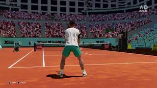 D. Blanch vs R. Nadal [Madrid 24]| Round 1 | AO Tennis 2 Gameplay #aotennis2 #AO2