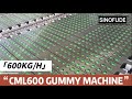 How to achieve large-scale candy manufacturing/production of soft gummy candy#machinemanufacturing