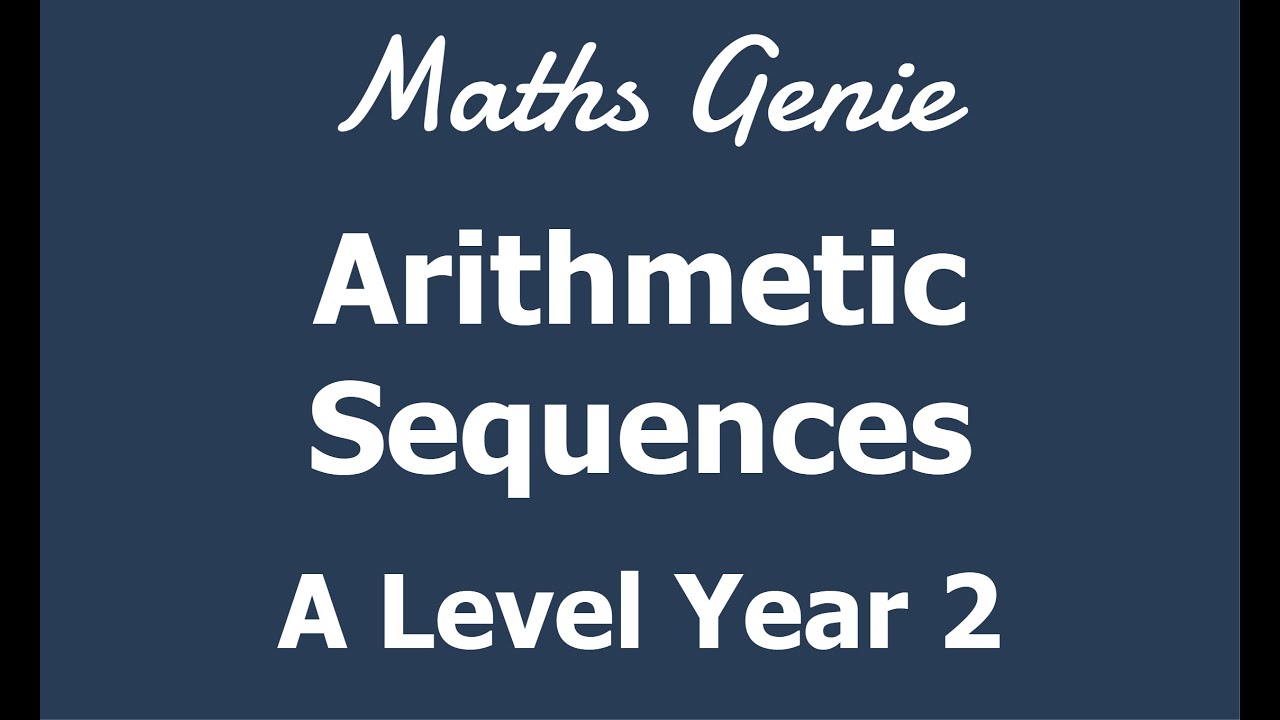 Arithmetic Sequences Youtube