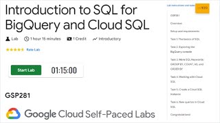 Introduction to SQL for BigQuery and Cloud SQL | GSP281 | Cloud | QUICK-GCP-LAB | 2024 #qwiklabs
