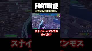 スナイパーとマンモスどっちが好き？#fortnite #フォートナイト #shorts