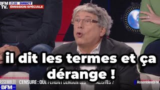 ERIC COQUEREL dit les termes et ça plait pas au plateau de BFM