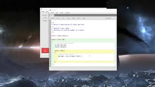 How to create a frame in BlueJ | JFrame