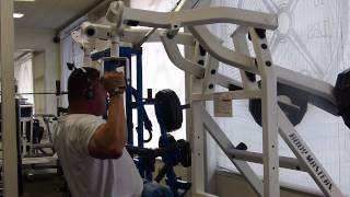 BODY MASTERS CXp 740 D-HANDLE PULL DOWNS TO THE FRONT PALMS FACING