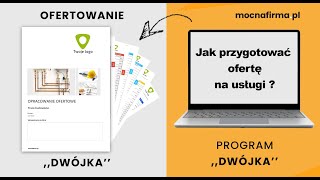 Program do ofertowania usług - DWÓJKA