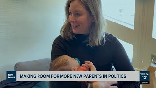 Campaigning with a newborn: Edmonton councillor-elect on new moms in p