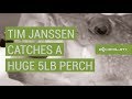 Tim Janssen catches a huge 5lb+ Perch!