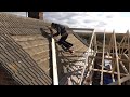 connecting a new roof to an existing roof ***in time lapse***