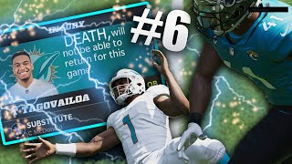 Tua Tagovailoa Gets Hurt... Madden 22 Miami Dolphins Online Franchise Ep.6