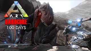 I Survived 100 Days In Hardcore Ark Survival Evolved (The Island)