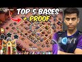 Sumit 007 BASES + PROOF! TOP 5 TOURNAMENT TH16 BEST BASES WITH LINK | TH16 WAR CWL BASES WITH LINK