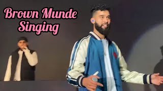 AP Dhillon Live Singing Brown Munde in Mumbai | Gurinder gill