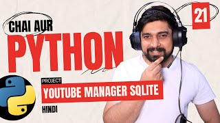 Python project Youtube manager with sqlite3