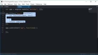 AngularJS Tutorial 37 Custom Filter