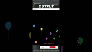 🎈Balloon Shooter Game using Python | How to Create Balloon Shooter Game #shorts