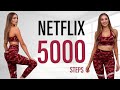 Netflix 5000 Steps Without Music / Walking Workout / 5000 Step Challenge