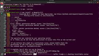 Installing Node and Angular CLI on Ubuntu