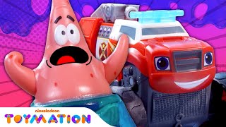 Jelly EXPLOSION at Toy Parade w/ Blaze, SpongeBob & TMNT! | Toymation Nation 2