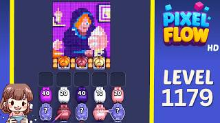 Pixel Flow Level 1179 Solution Walkthrough