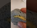 dim sum durian custard charcoal bun 榴蓮流沙包