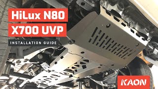 Toyota HiLux N80 & Fortuner KAON High-Performance UVP / Bash Plate – Fitting & Installation Guide