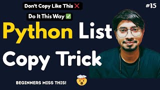 Python Programming Language Full Course for Beginners – #15 Copying an Array in Python Correctly