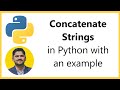 How to  Concatenate Strings in Python | Amit Thinks