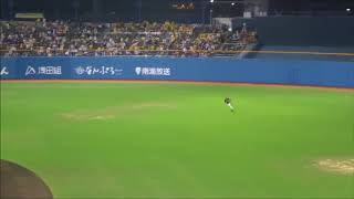 ヤクルトスワローズ・坂口智隆選手のキレイなセンター返しヒット