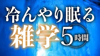 【睡眠導入】冷んやり眠る雑学5時間【合成音声】