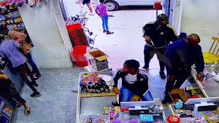 Robbery caught on camera in Spalding Jamaica