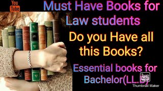 Must Carry Books for Law Students | Legal Books List for Bachelors