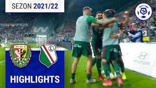 Śląsk Wrocław - Legia Warszawa 1:0 | SKRÓT | Ekstraklasa 2021/22 | 7. Kolejka